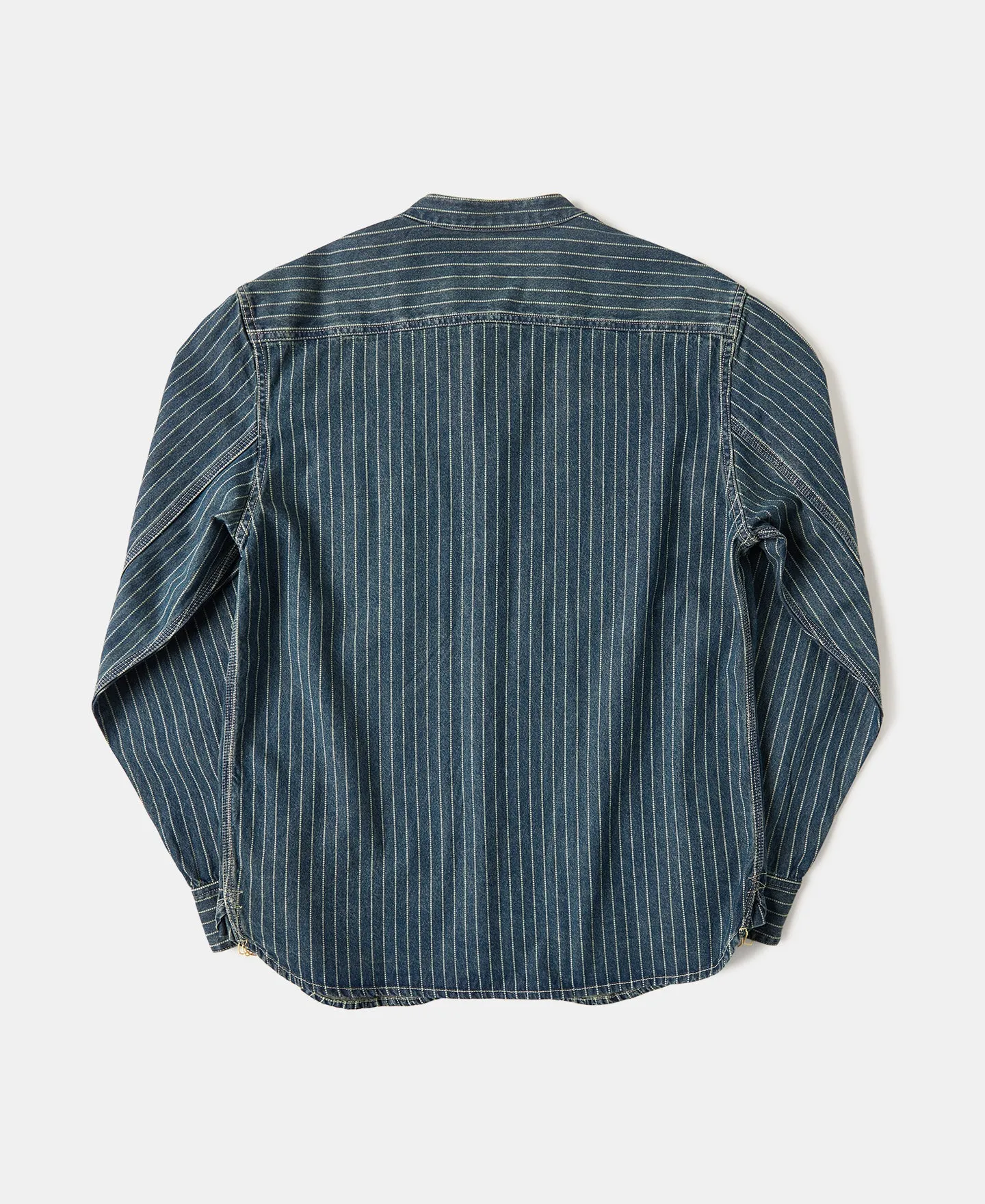 9 oz Wabash Striped Indigo Work Shirt
