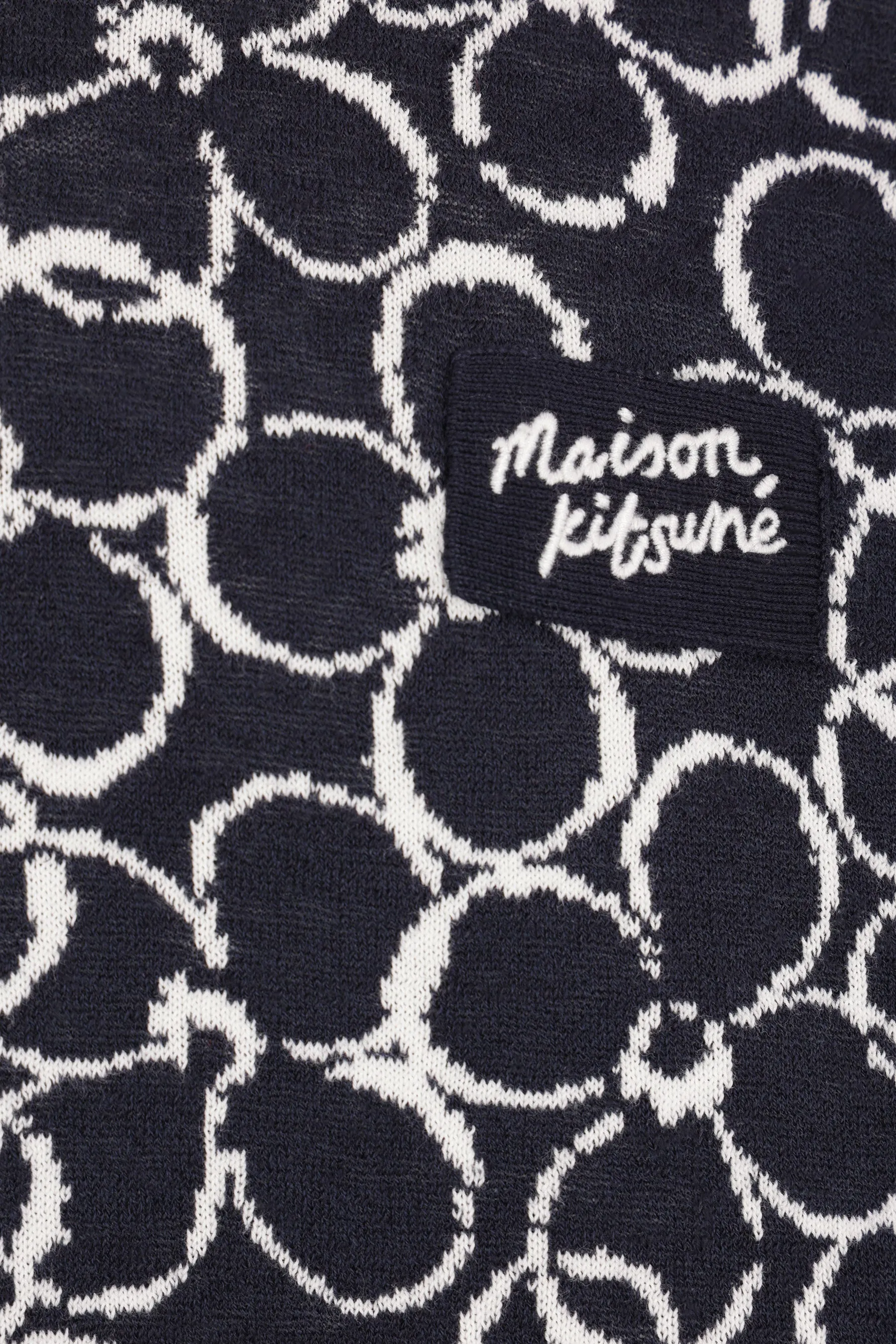 Abstract Daisy Jacquard Polo Shirt