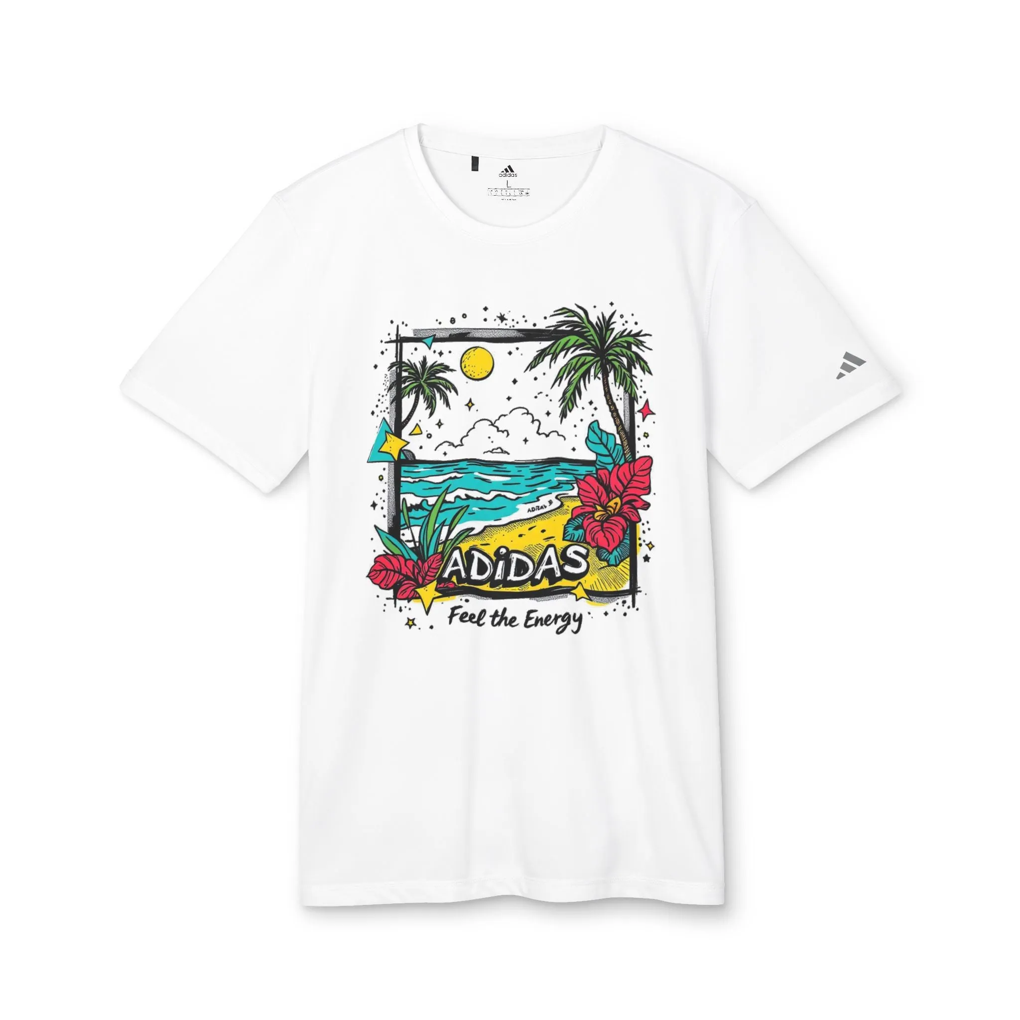 adidas TROPICAL VIBES Unisex Sport T-shirt