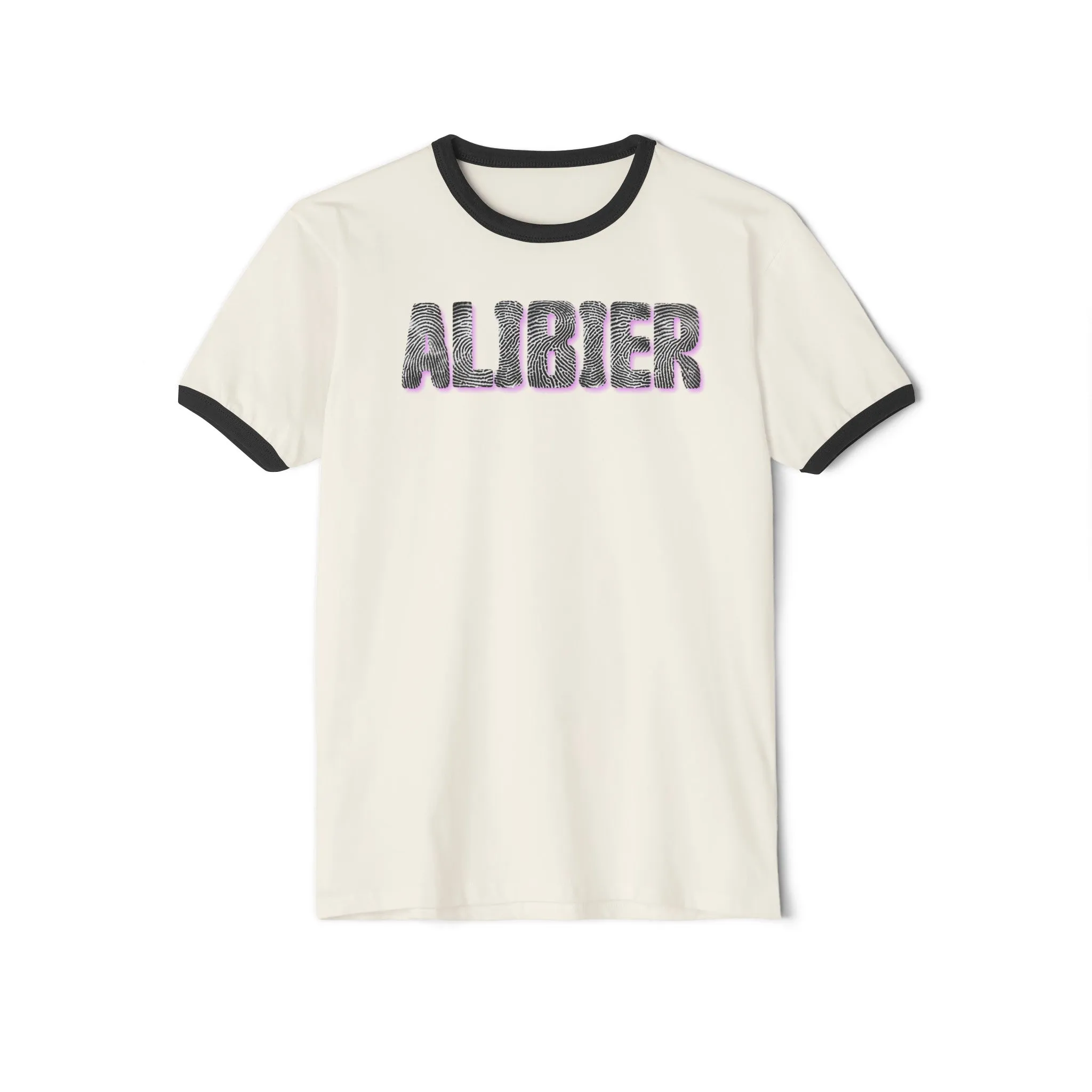 Alibier Fingerprint Unisex Cotton Ringer T-Shirt