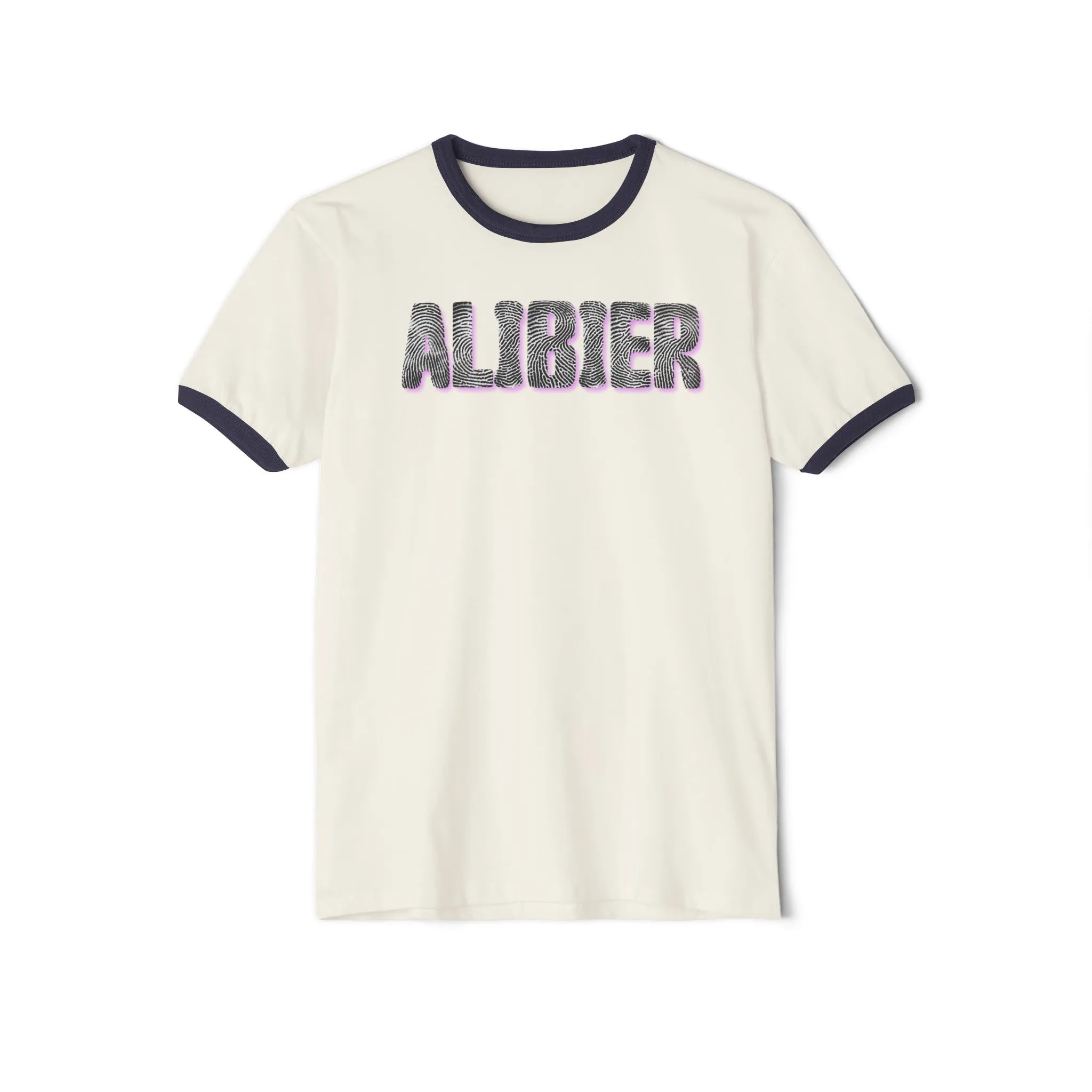 Alibier Fingerprint Unisex Cotton Ringer T-Shirt