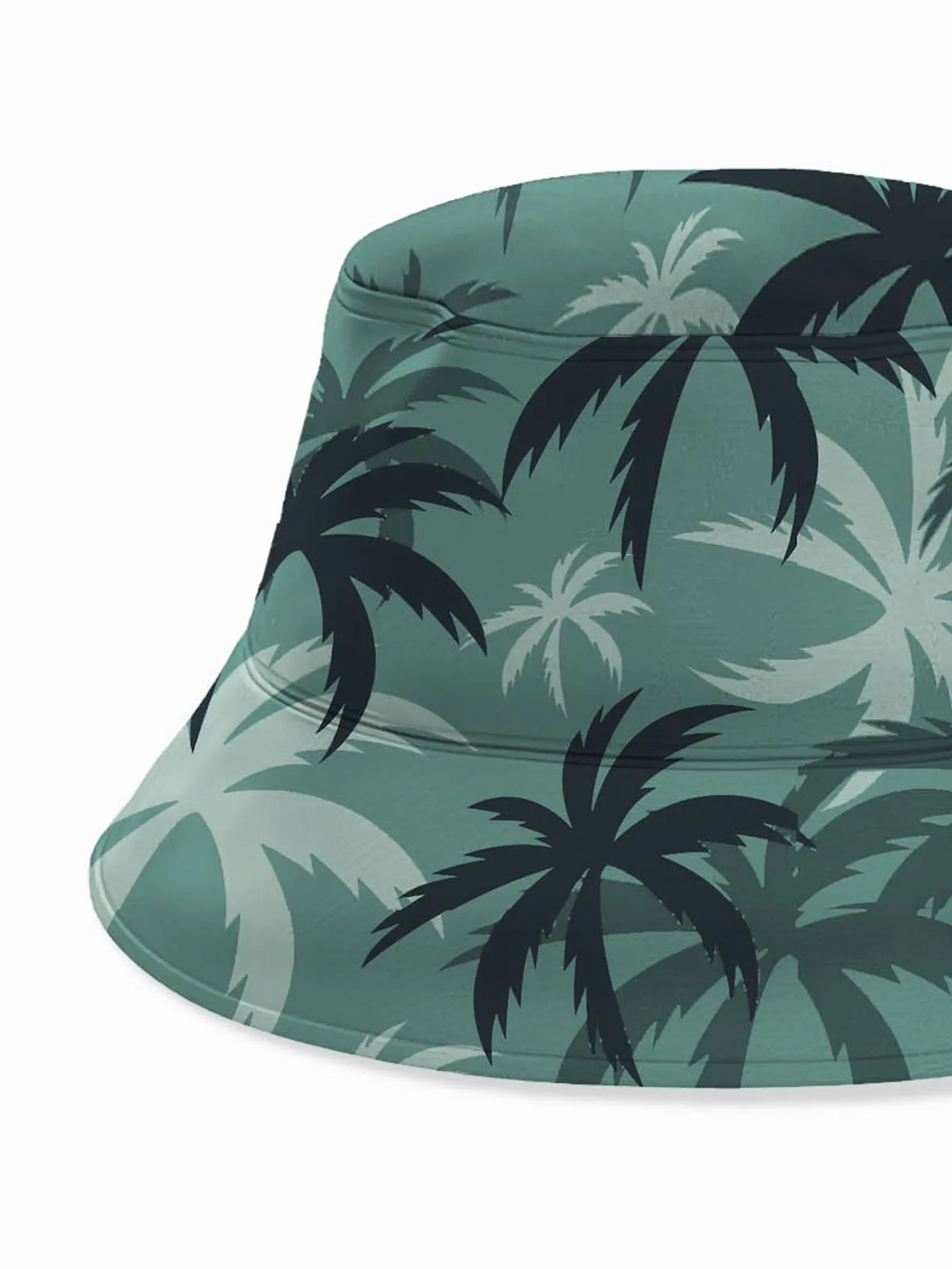 Alohadaddy Green Hawaii Series Printed Coconut Tree Hats