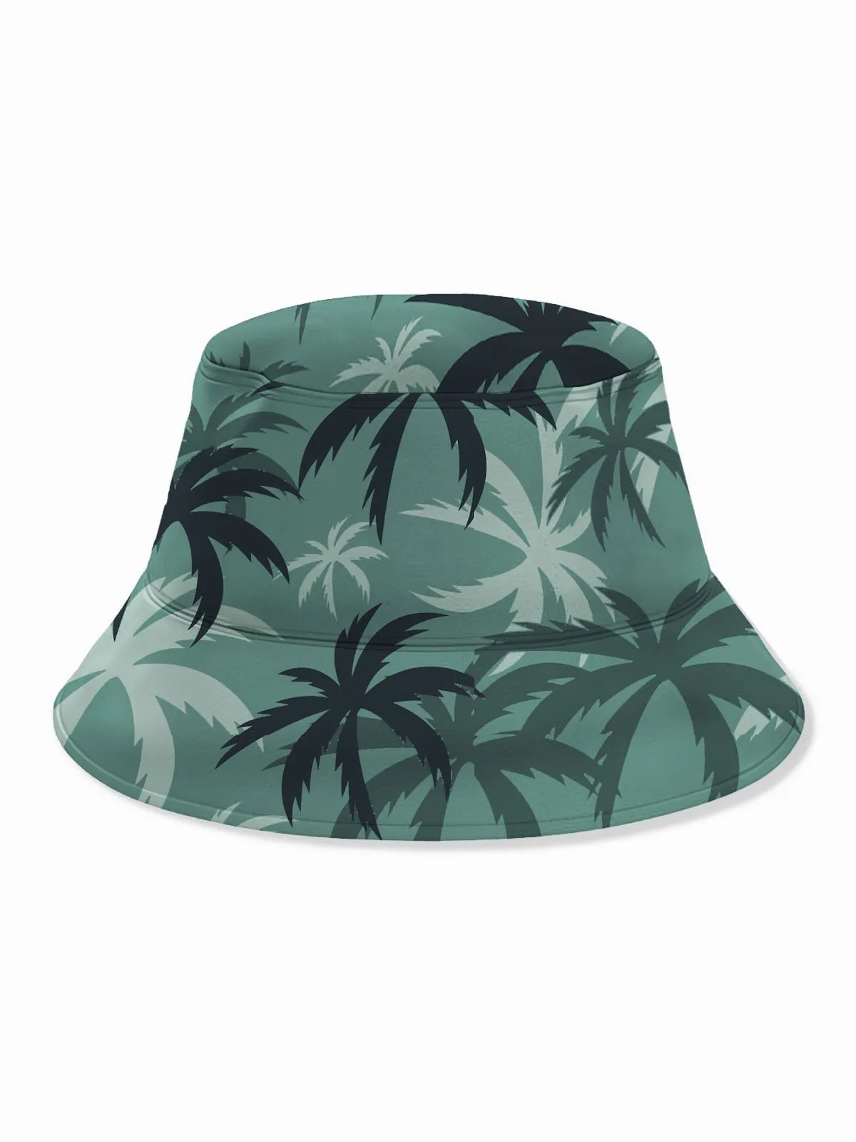 Alohadaddy Green Hawaii Series Printed Coconut Tree Hats