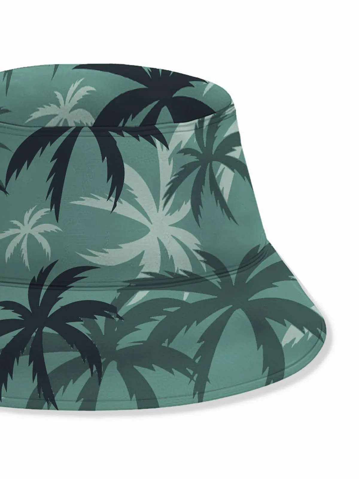 Alohadaddy Green Hawaii Series Printed Coconut Tree Hats