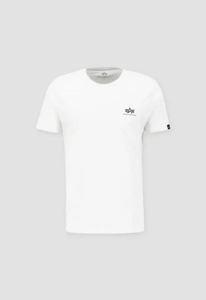 Alpha Industries T-Shirt Basic T Small Logo White