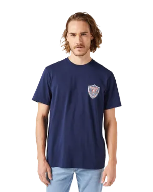 Americana T-Shirt in Black Iris