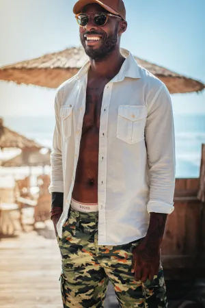 &SONS Coast Long Sleeve Shirt Off White