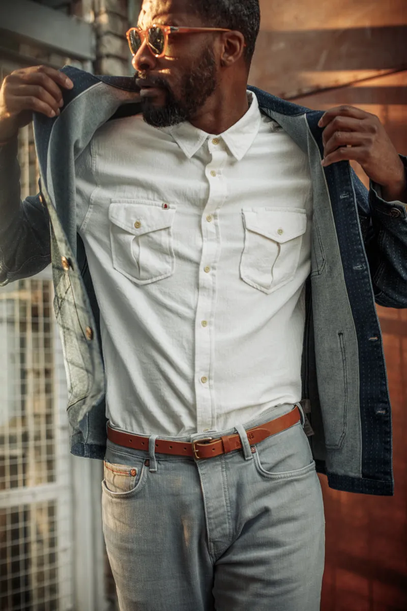 &SONS Coast Long Sleeve Shirt Off White
