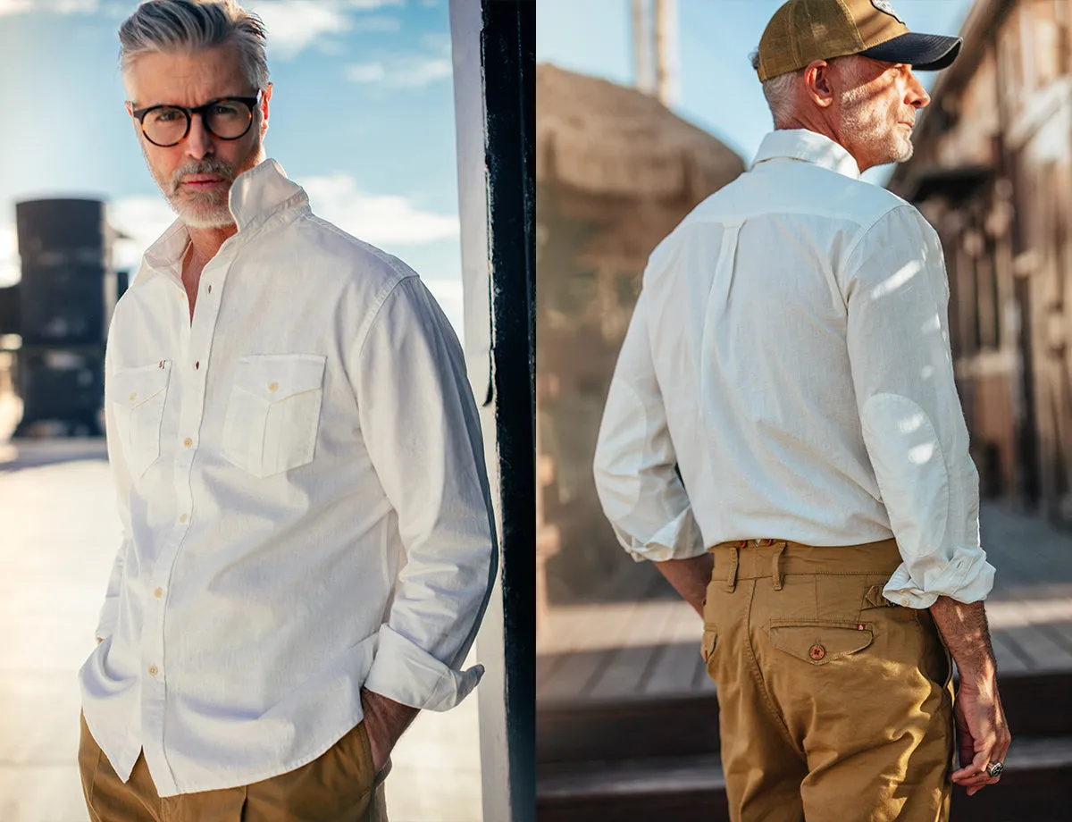 &SONS Coast Long Sleeve Shirt Off White