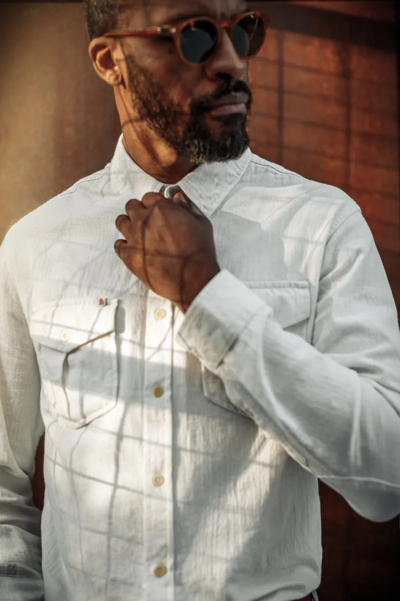 &SONS Coast Long Sleeve Shirt Off White