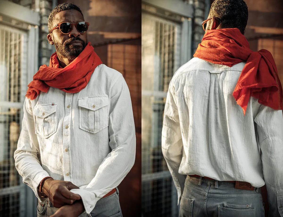 &SONS Coast Long Sleeve Shirt Off White