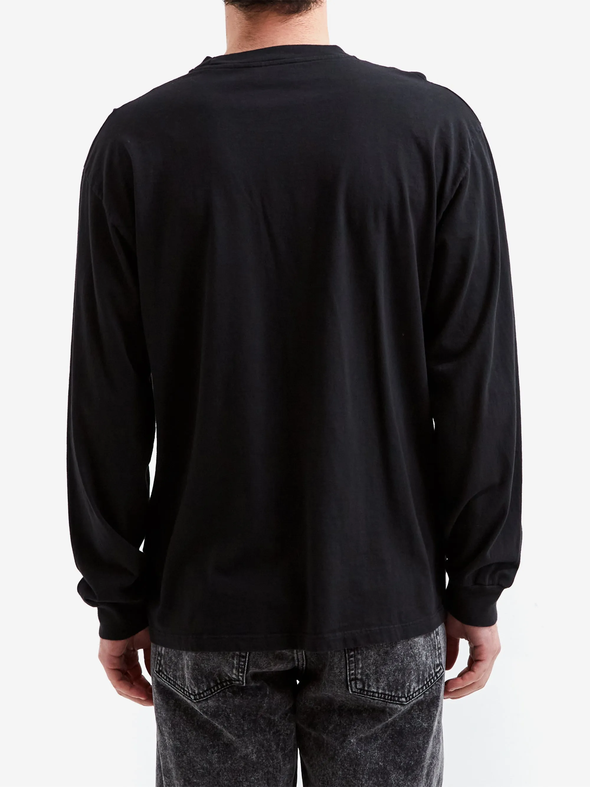 Aries Aged Hardcore Youth Long Sleeve T-Shirt - Black