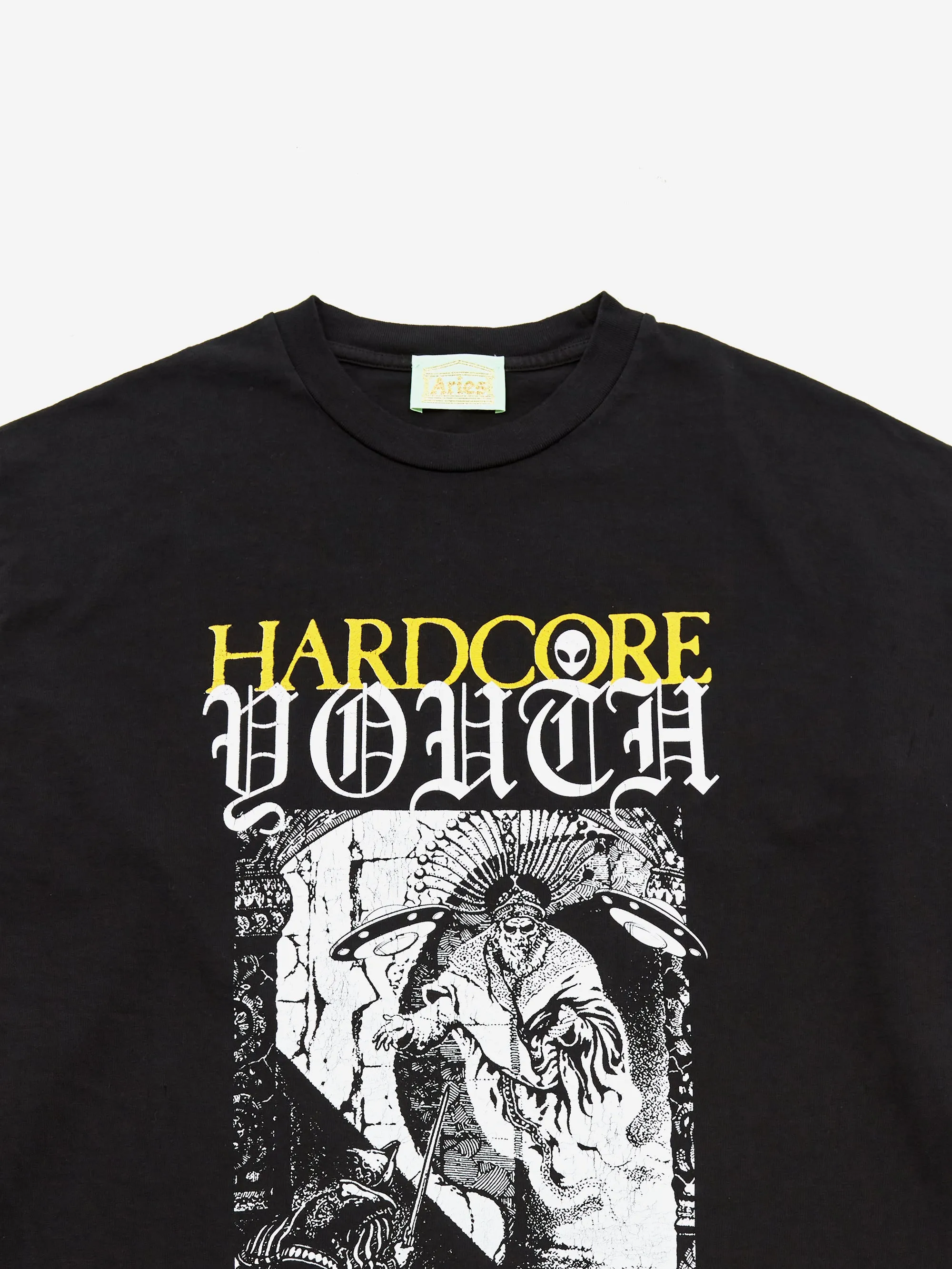 Aries Aged Hardcore Youth Long Sleeve T-Shirt - Black