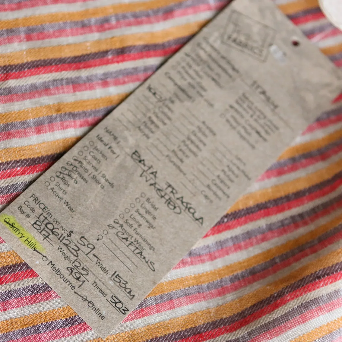 Baia Fragola Linen