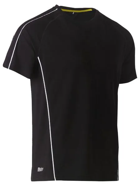 Bisley Cool Mesh S/S Tee c/w Reflective Piping BK1426