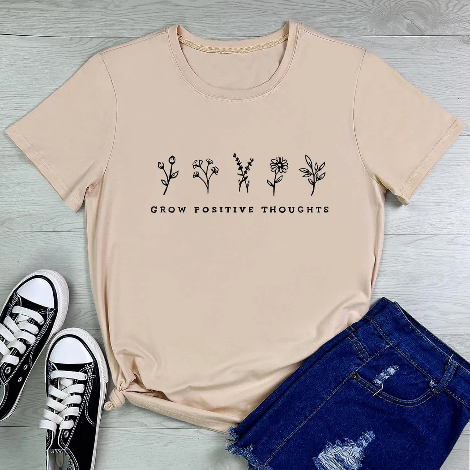 BLACKMYTH Women Cute Graphic T Shirts Summer Tops