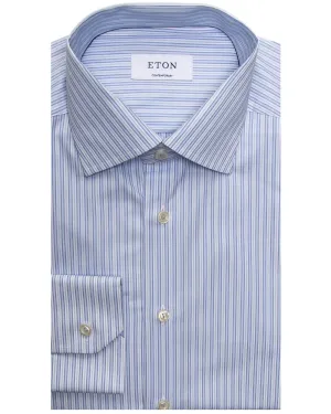 Blue Multi Stripe Dress Shirt