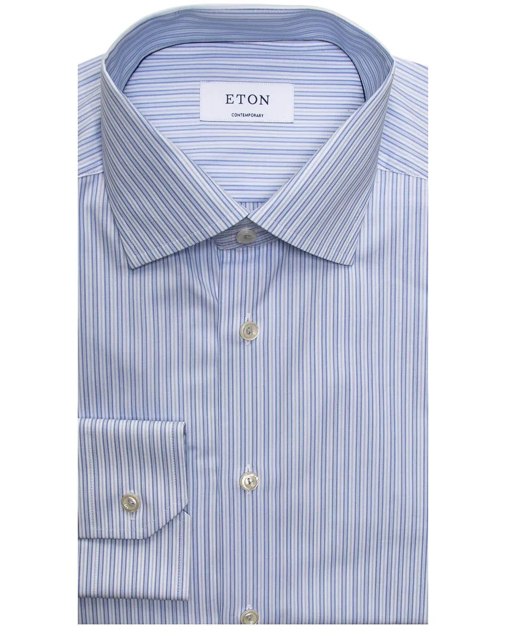 Blue Multi Stripe Dress Shirt