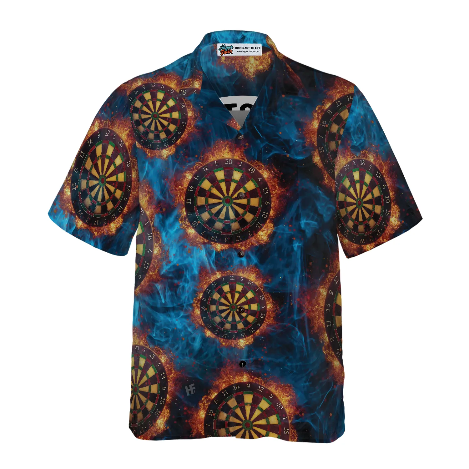 Born To Play Dart Forced To Work Hawaiian Shirt