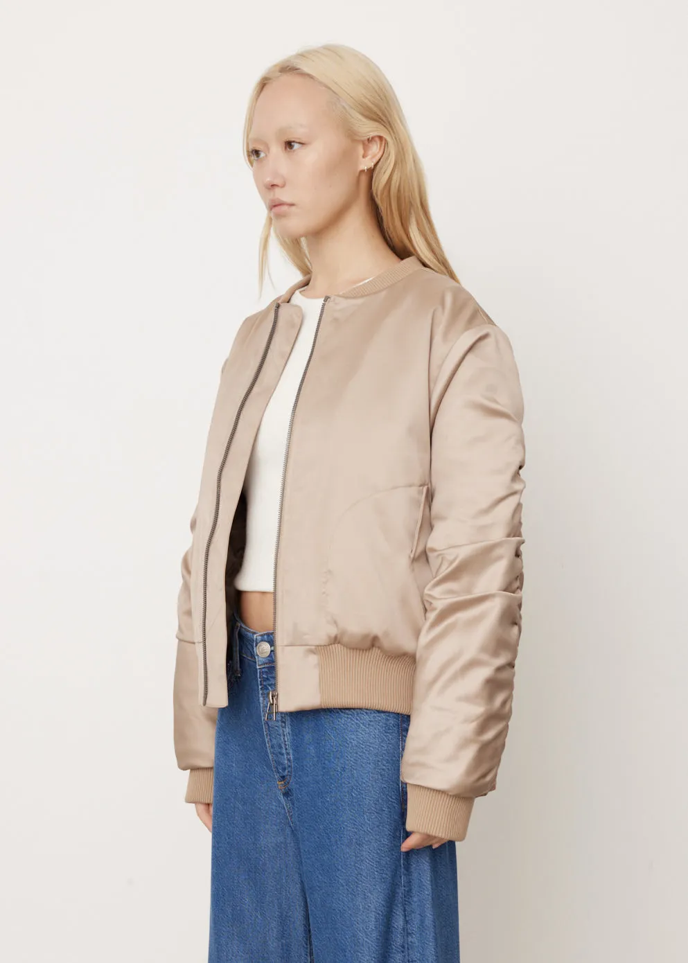 Bree Satin Bomber