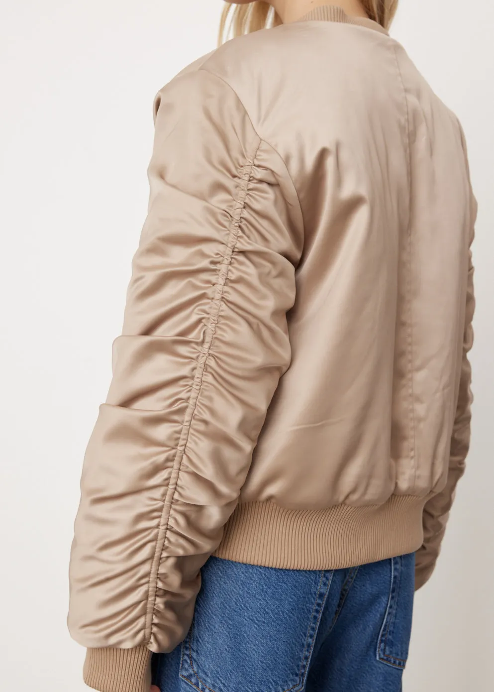 Bree Satin Bomber
