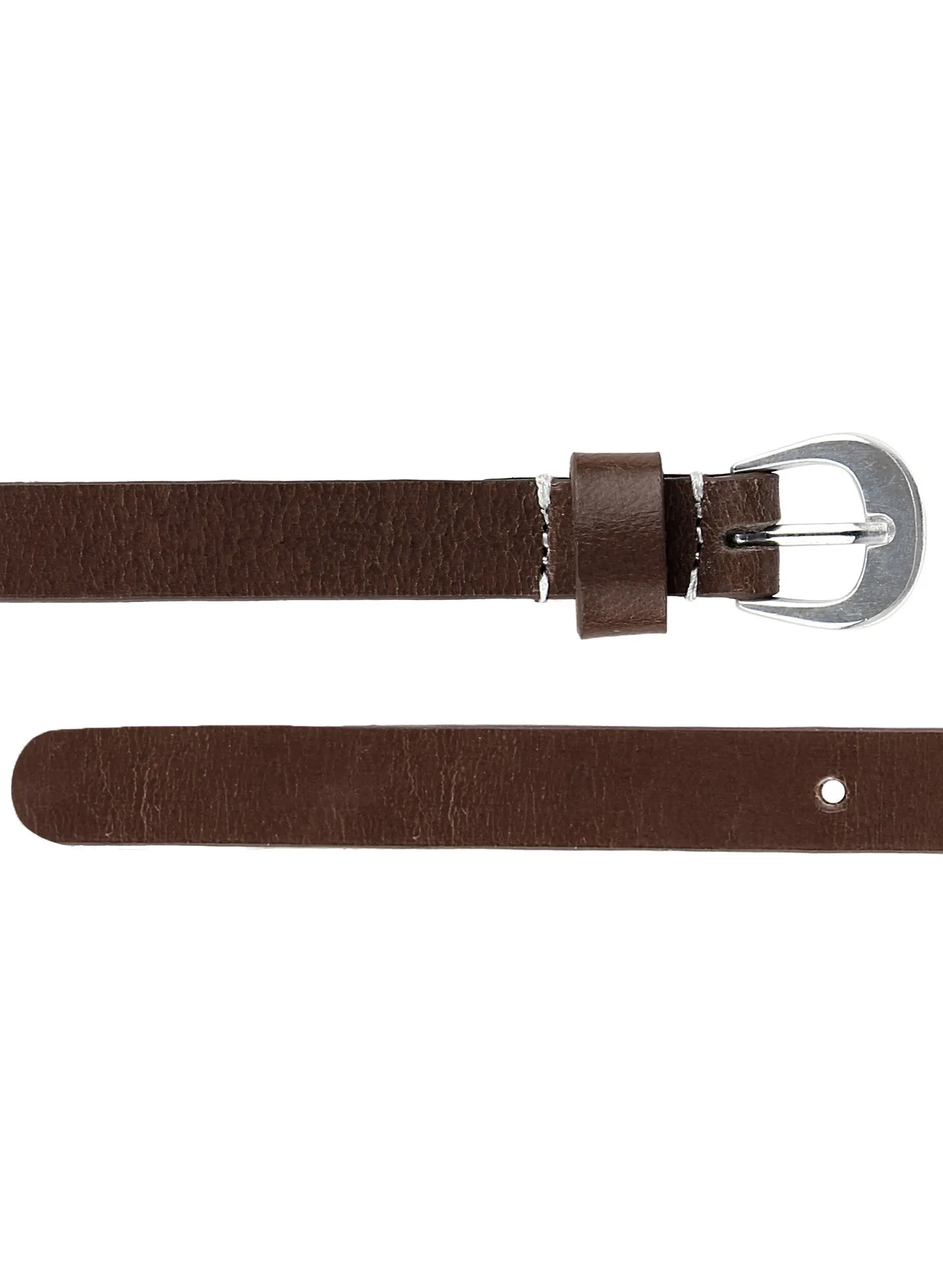 Brown genuine leather Women's Belt