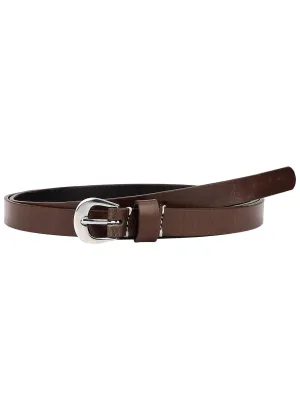 Brown genuine leather Women's Belt