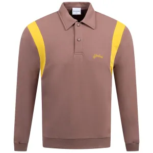 Callum LS Polo Shirt Brown - AW24