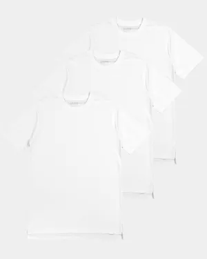 Carré D-Luxe Short Sleeve T-Shirt 3 Pack White