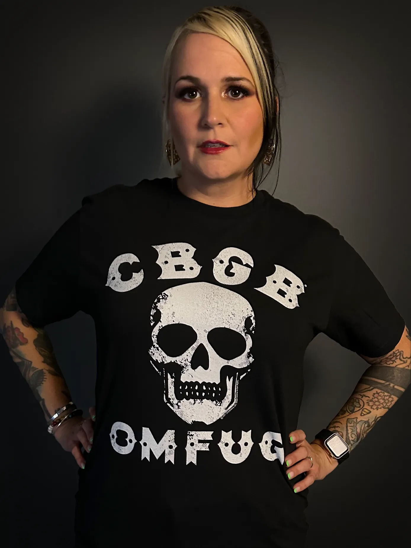 CBGB "Skull" OMFUG OFFICIAL Licensed T-Shirt