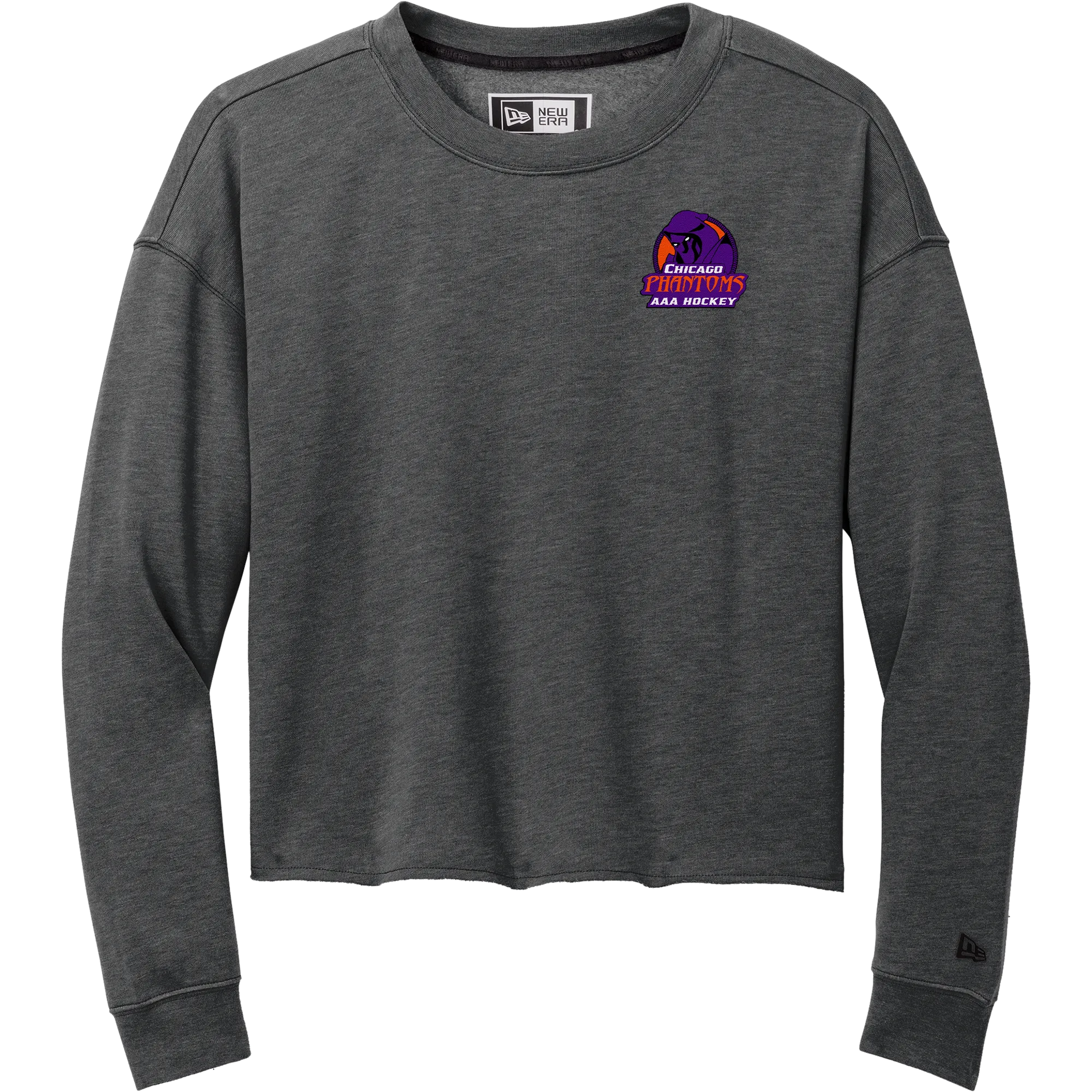 Chicago Phantoms New Era Ladies Tri-Blend Fleece Crop Crew