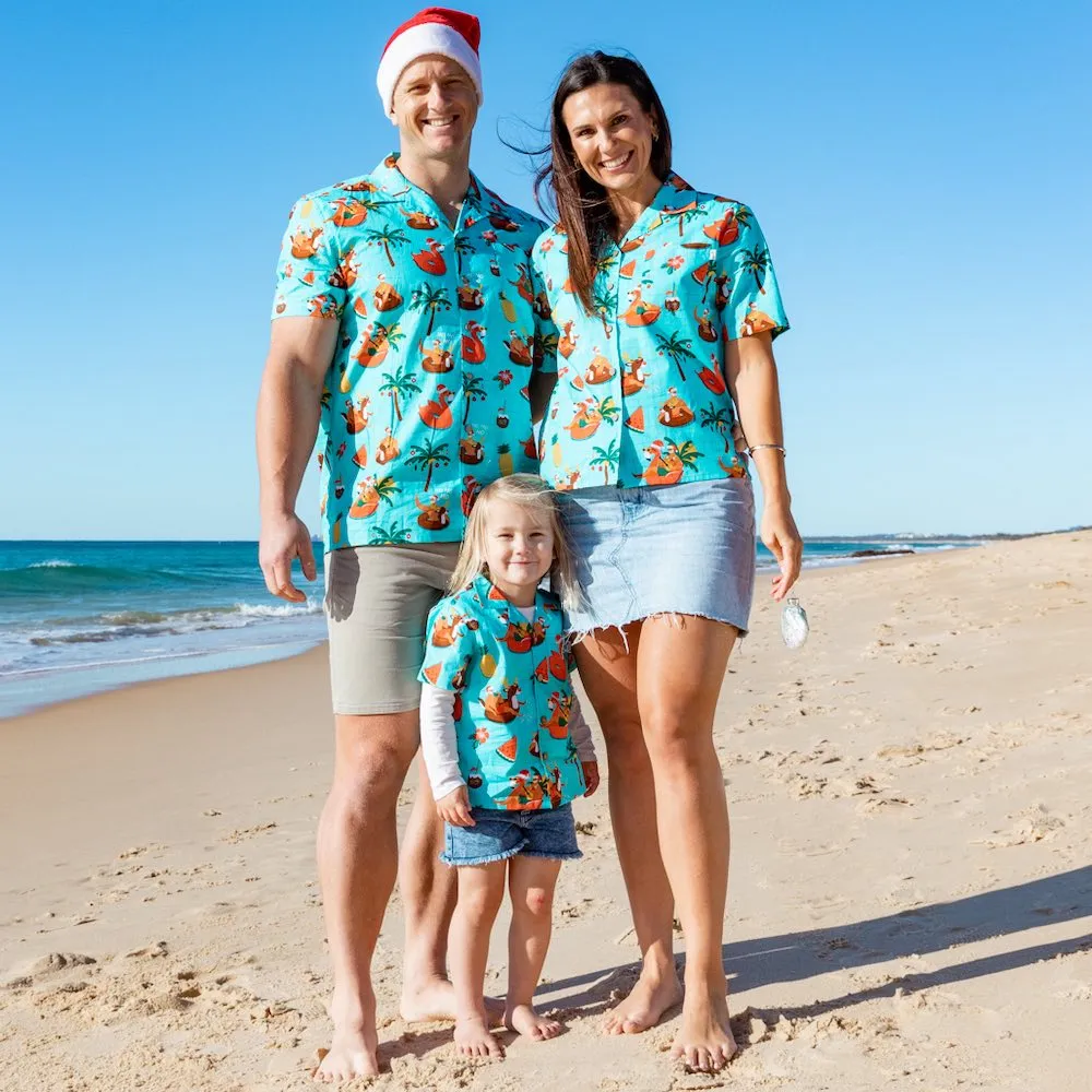 Christmas Pool Party - Kids Unisex Festive Shirt