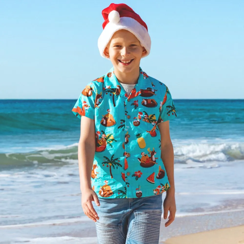 Christmas Pool Party - Kids Unisex Festive Shirt