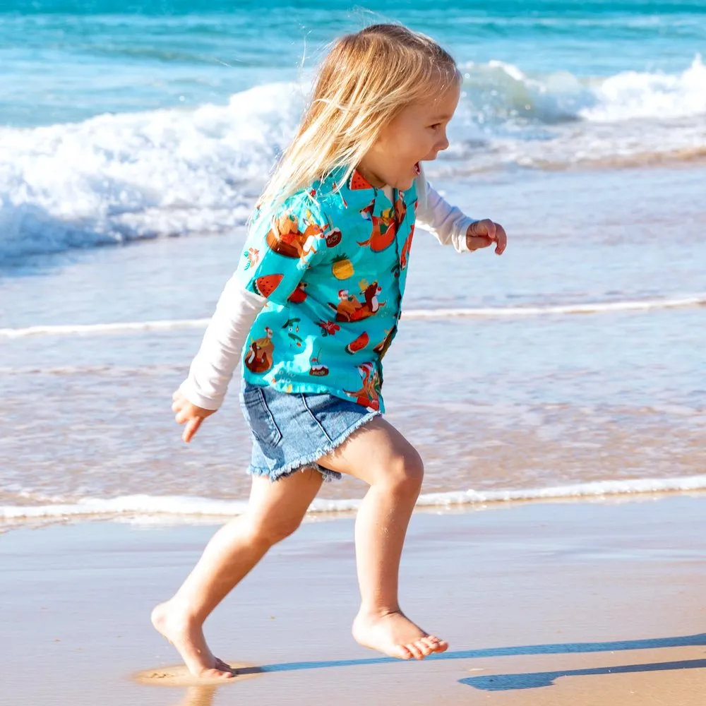 Christmas Pool Party - Kids Unisex Festive Shirt
