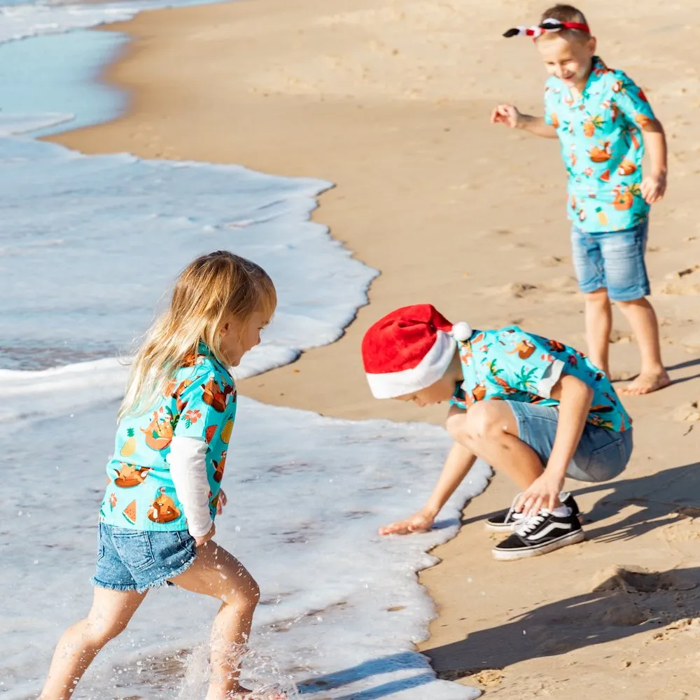 Christmas Pool Party - Kids Unisex Festive Shirt