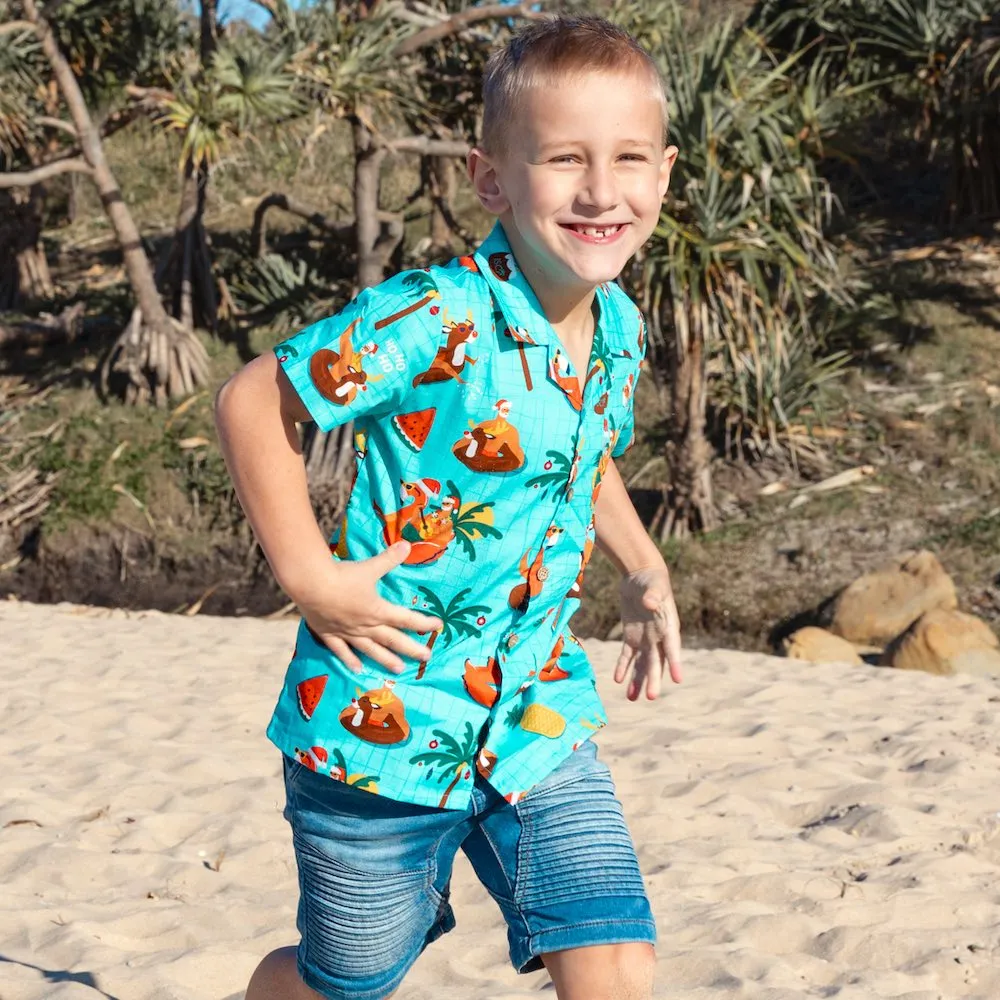 Christmas Pool Party - Kids Unisex Festive Shirt