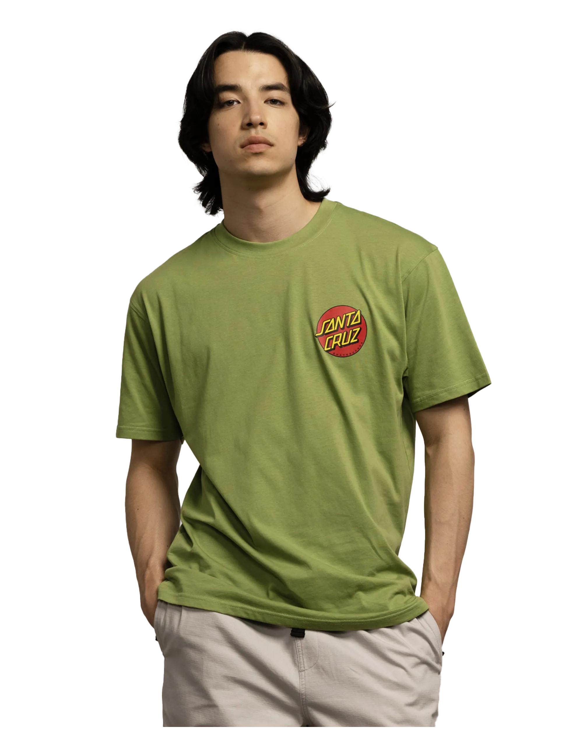 Classic Dot Chest T-Shirt in Apple