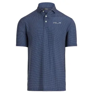 Classic Fit Performance Polo Shirt Refined Navy Pin Dot - SS24