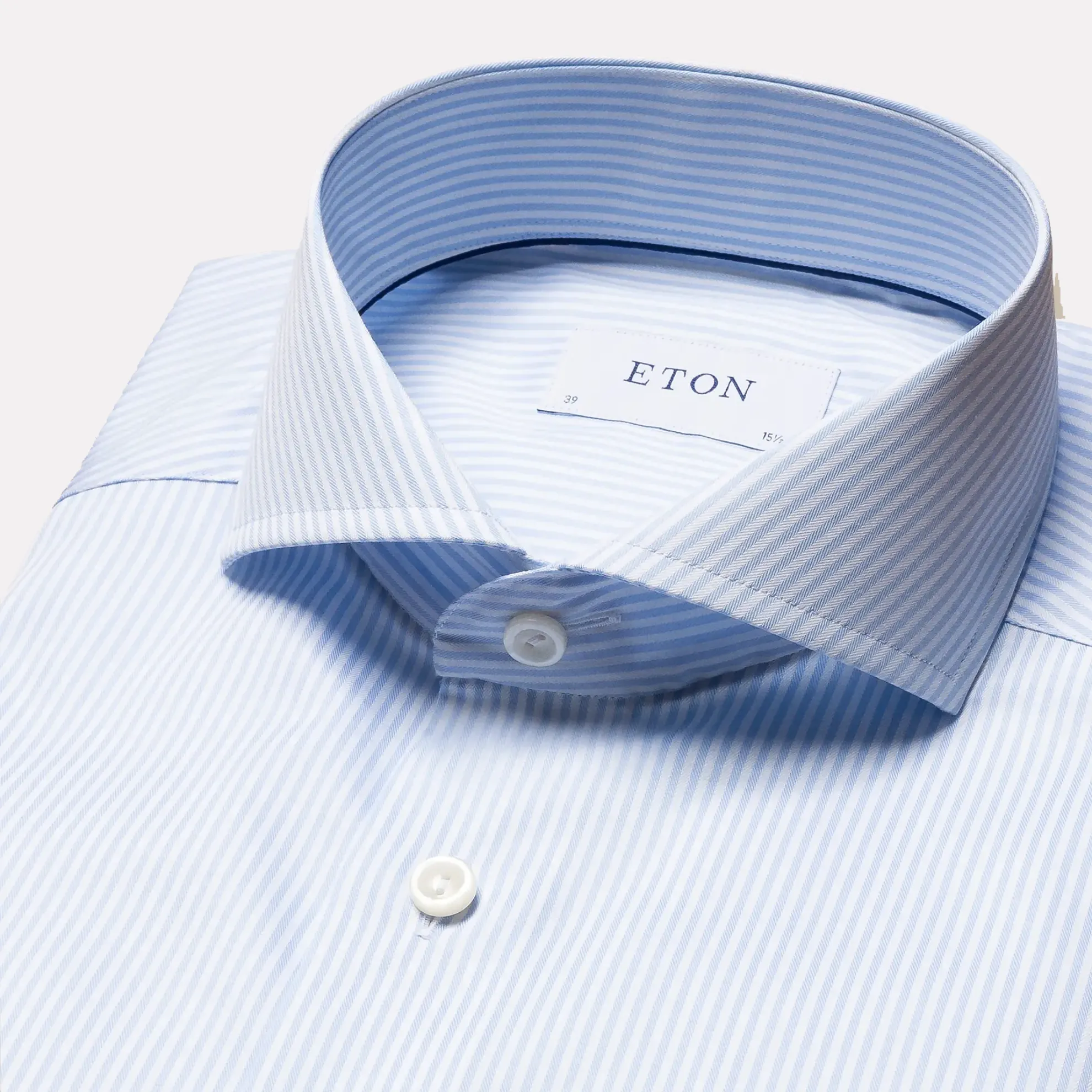 Contemporary Fit Bengal Stripe Shirt / Blue