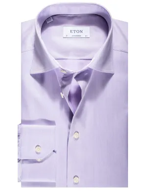 Contemporary Fit Single Cuff Shirt Purple