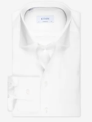 Contemporary Fit Single Cuff Shirt White