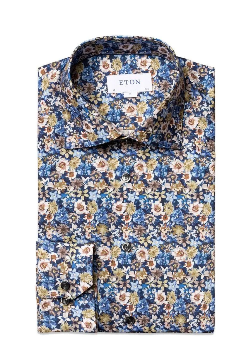 Contemporary - Print - Blue