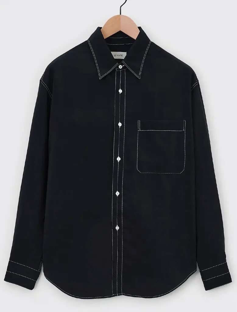 CONTRAST STITCH SHIRT