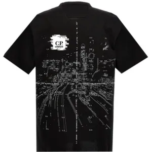 CP Company Black Graphic T-Shirt