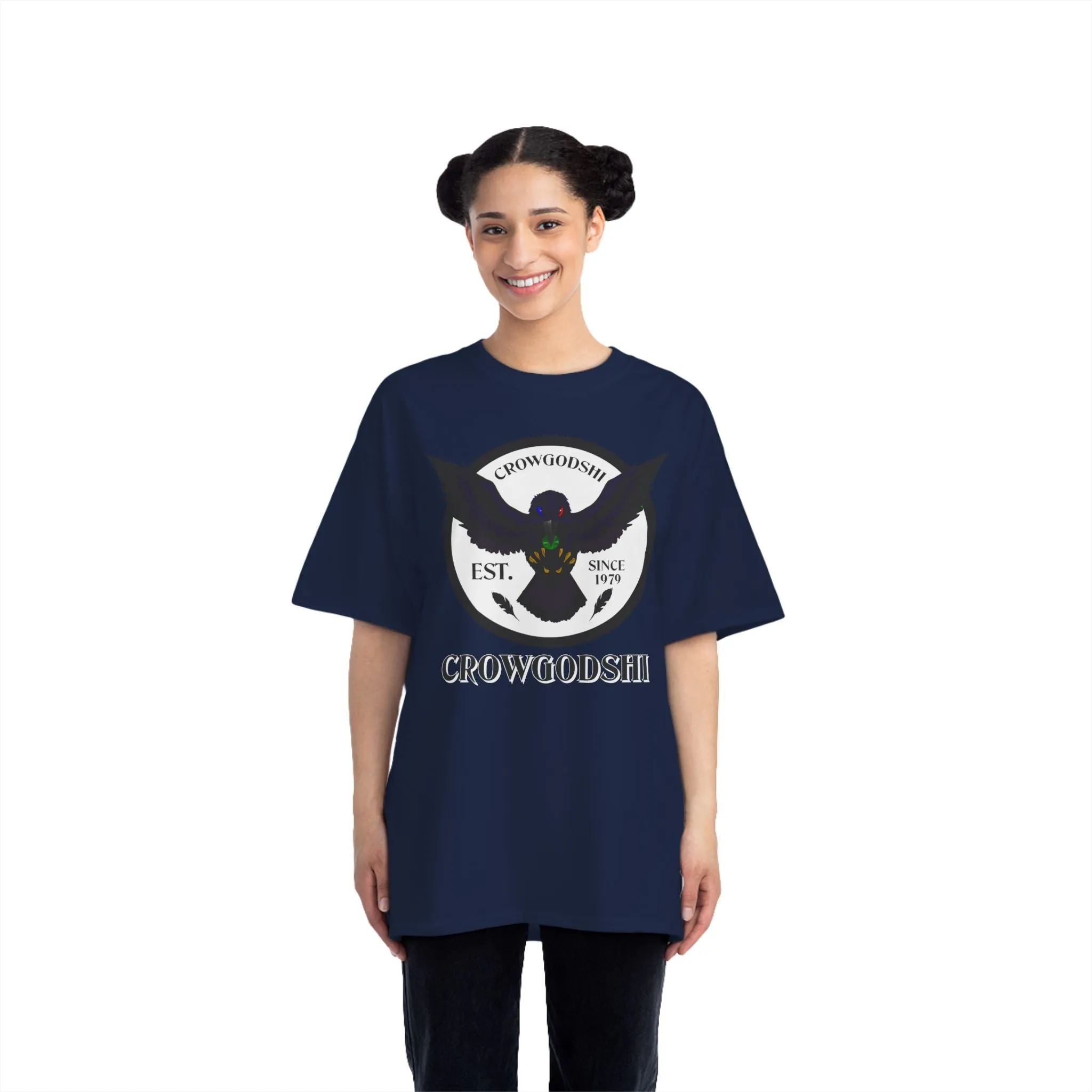 Crowgodshi First Generation Limited Edition Beefy-T®, WHITE LOGO