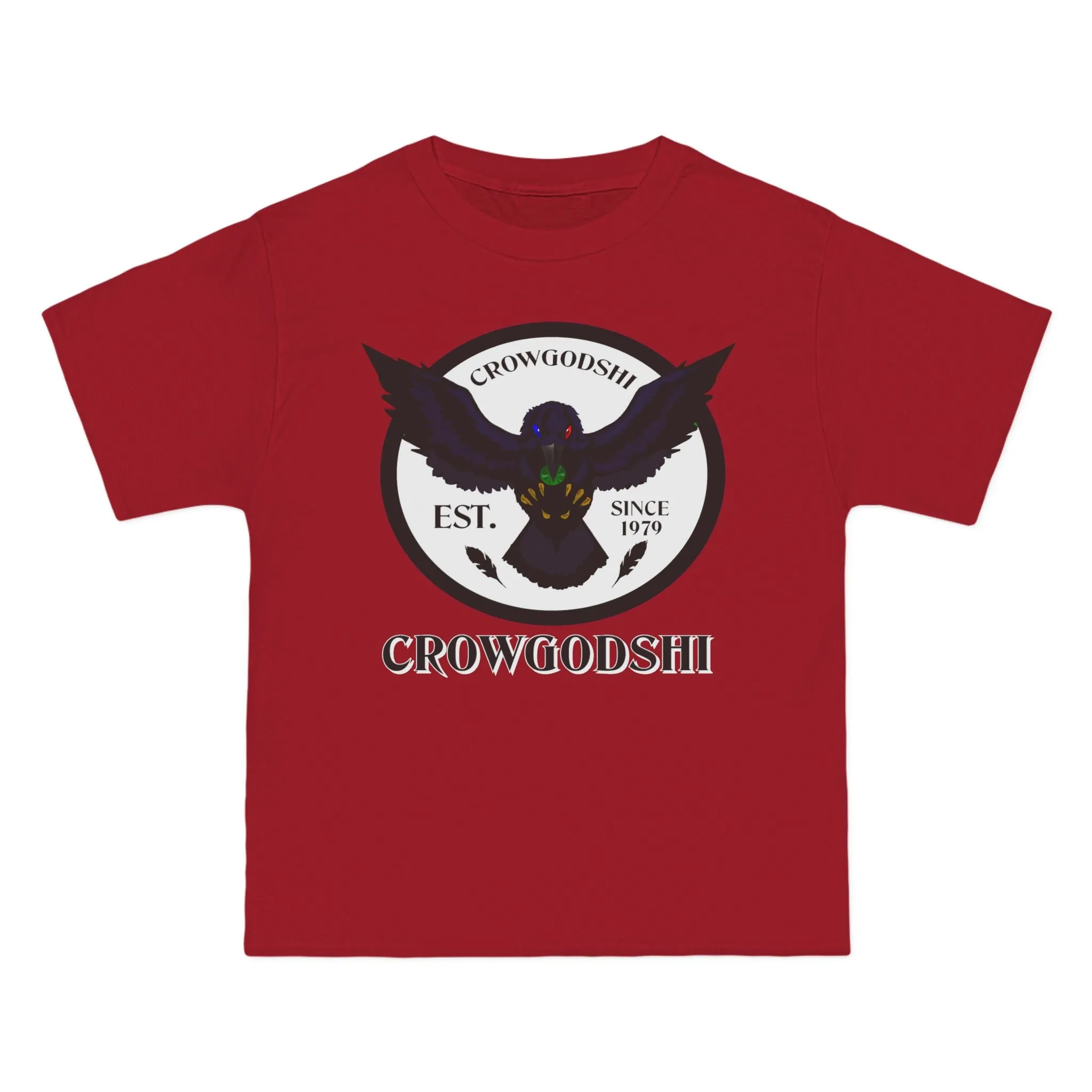 Crowgodshi First Generation Limited Edition Beefy-T®, WHITE LOGO