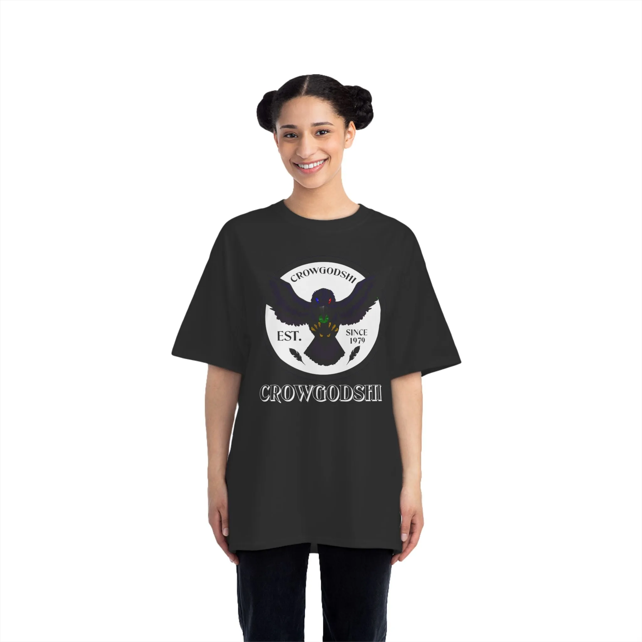 Crowgodshi First Generation Limited Edition Beefy-T®, WHITE LOGO