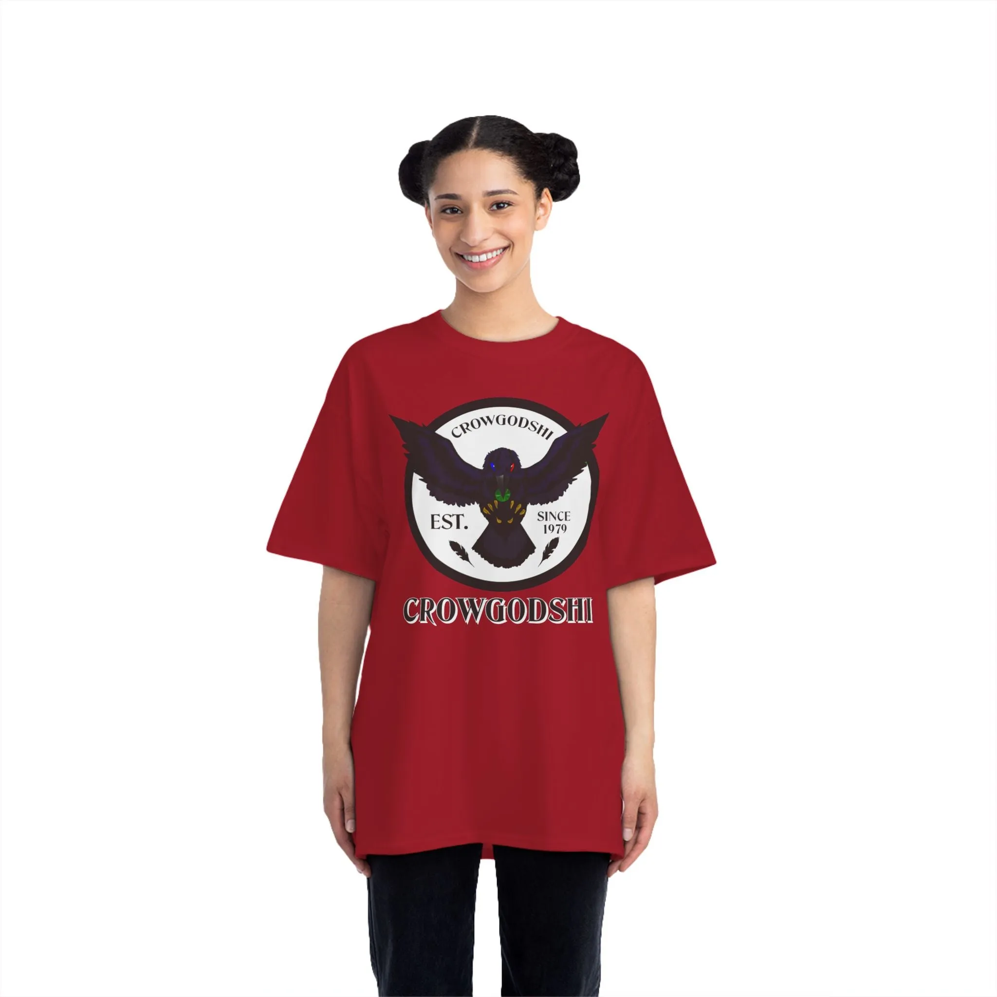 Crowgodshi First Generation Limited Edition Beefy-T®, WHITE LOGO