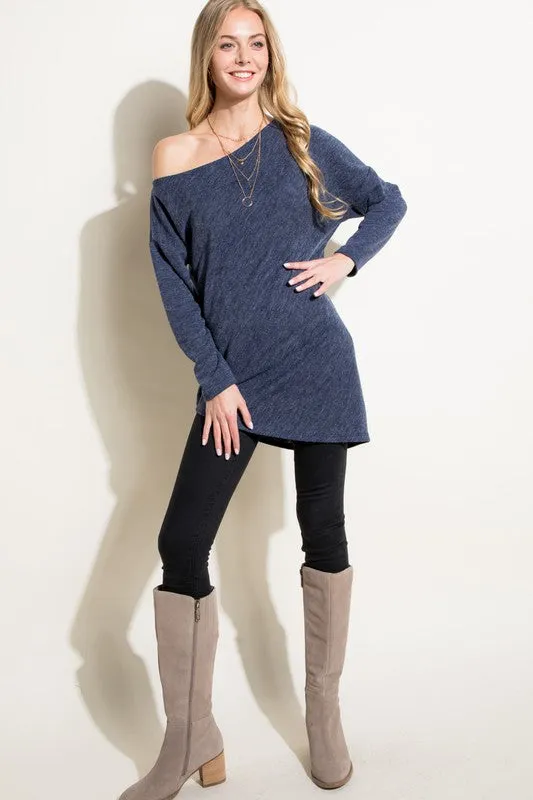 Day-to-Night One Shoulder Knit Top