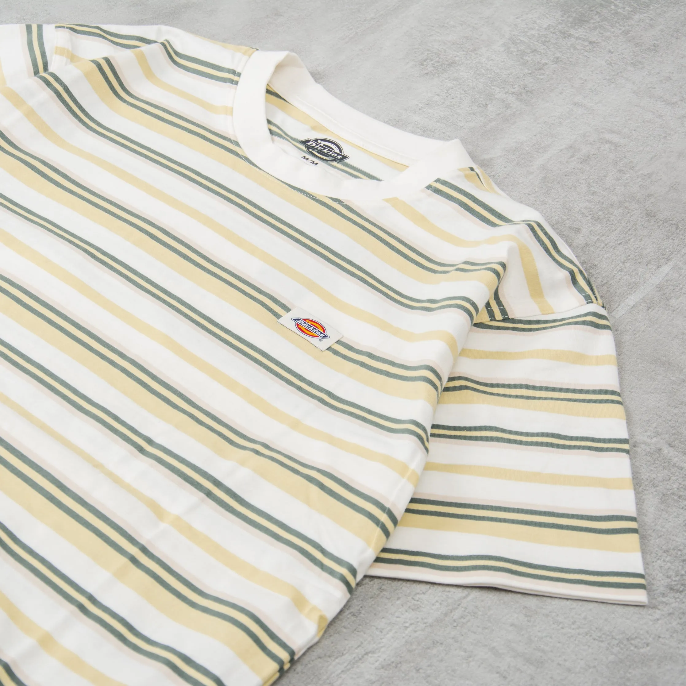 Dickies Glade Stripe S/S Tee - Yellow